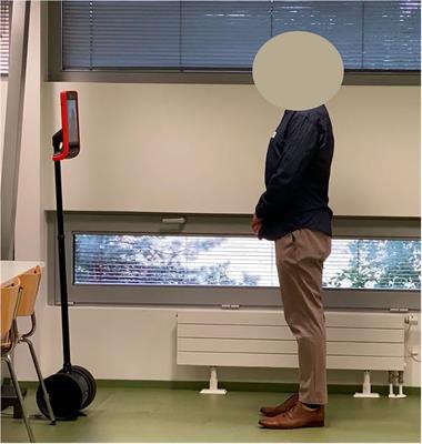 Keeping distance with a telepresence robot: A pilot study